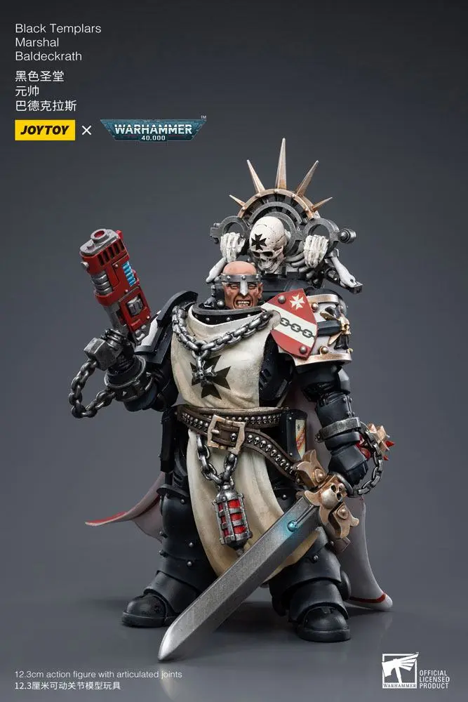 Warhammer 40k akční figurka 1/18 Black Templars Marshal Baldeckrath 12 cm fotografii produktu