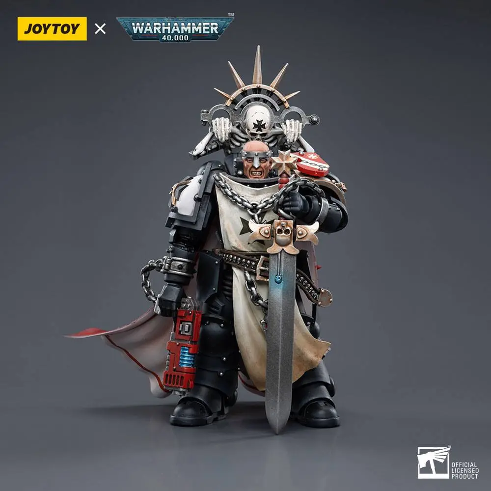 Warhammer 40k akční figurka 1/18 Black Templars Marshal Baldeckrath 12 cm fotografii produktu