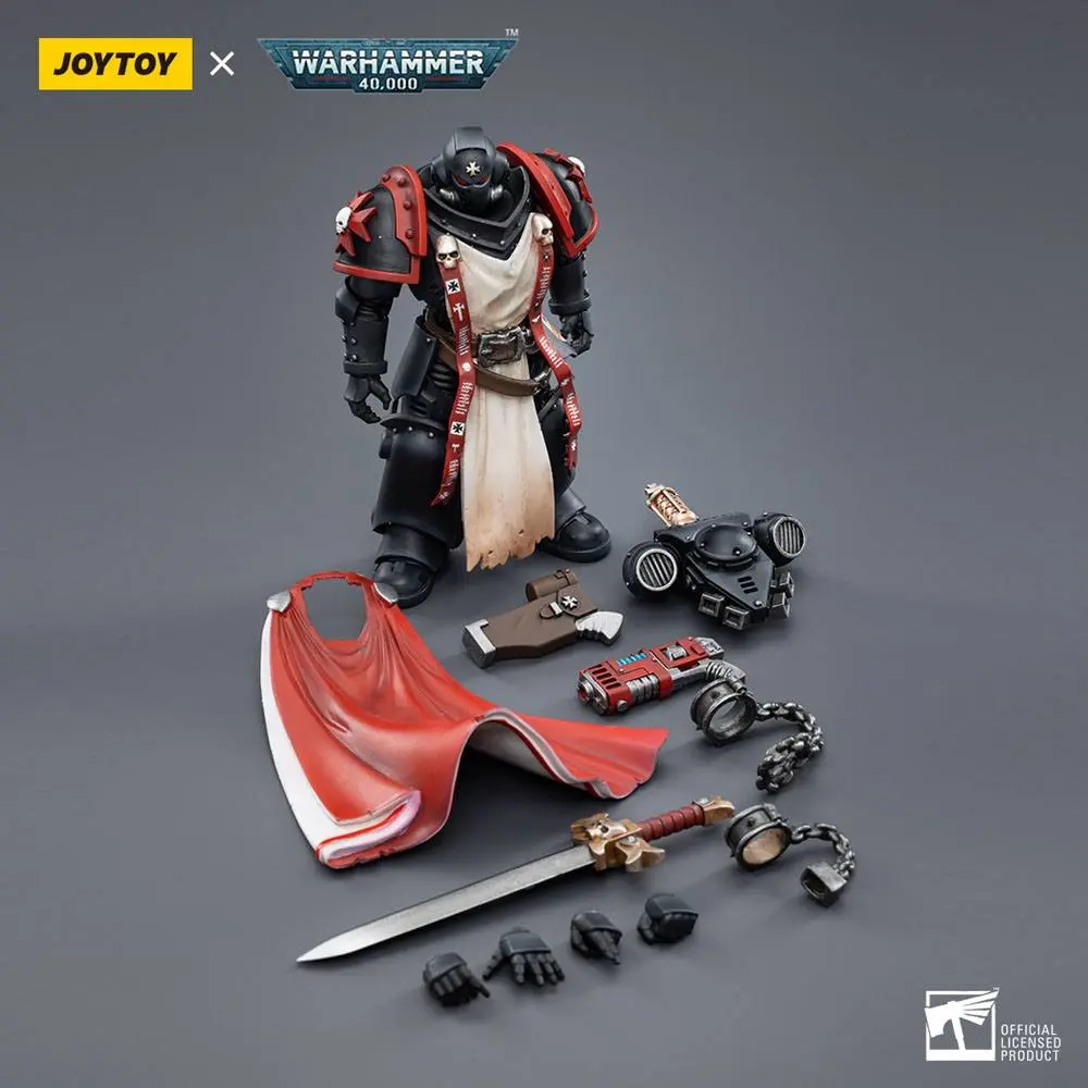 Warhammer 40k akční figurka 1/18 Black Templars Primaris Sword Brethren Eberwulf 12 cm fotografii produktu
