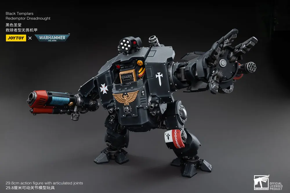 Warhammer 40k Akční figurka 1/18 Black Templars Redemptor Dreadnought 30 cm fotografii produktu