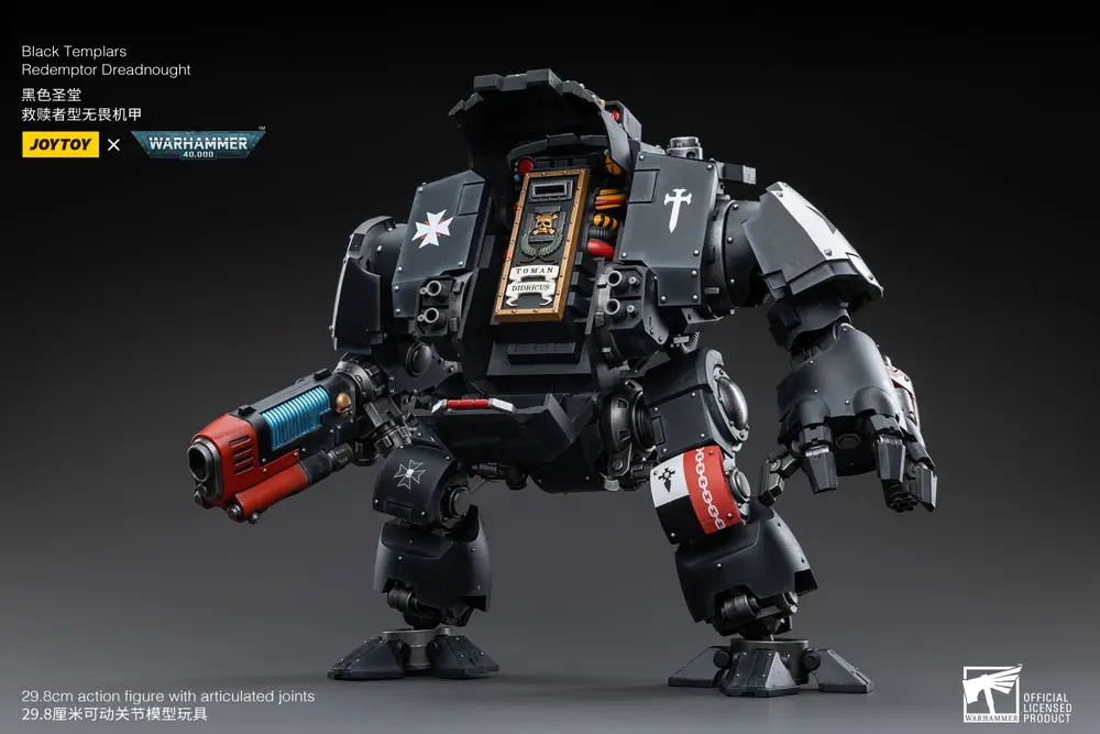 Warhammer 40k Akční figurka 1/18 Black Templars Redemptor Dreadnought 30 cm fotografii produktu