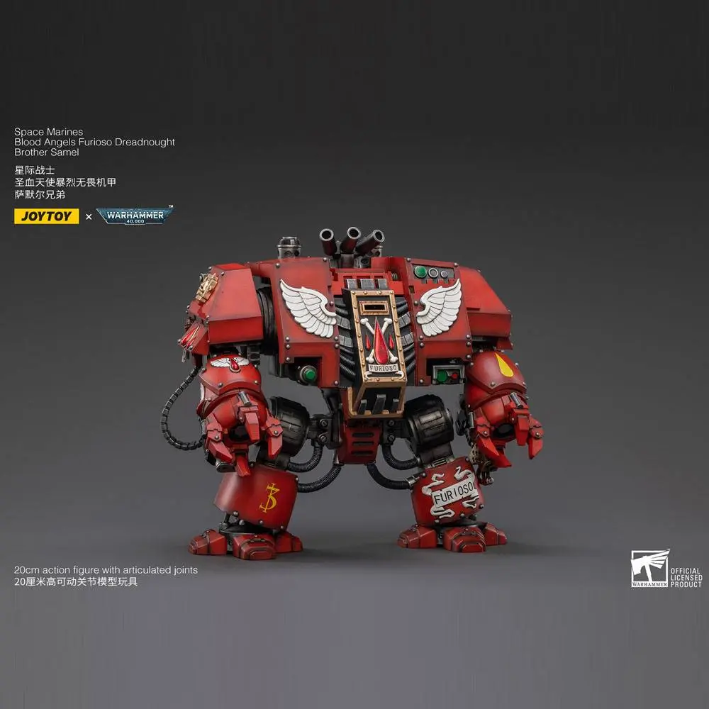 Warhammer 40k akční figurka 1/18 Blood Angels Furioso Dreadnought Brother Samel 20 cm fotografii produktu