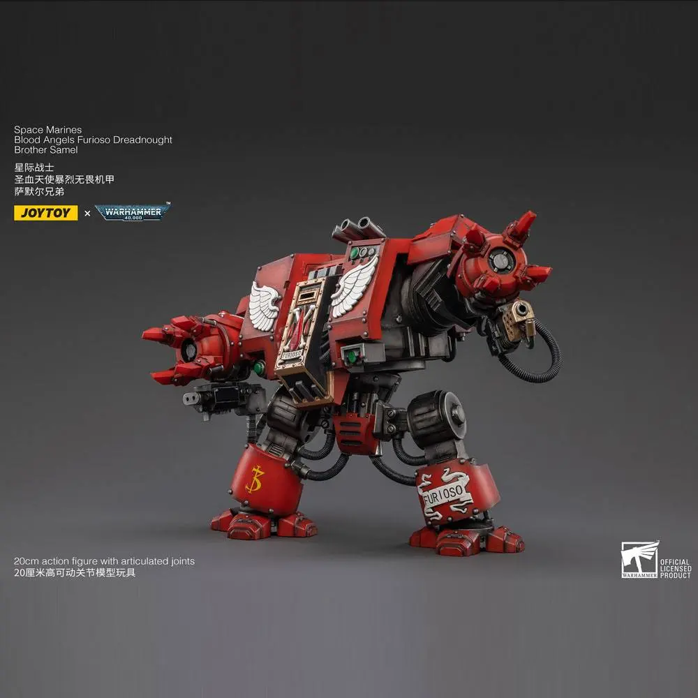 Warhammer 40k akční figurka 1/18 Blood Angels Furioso Dreadnought Brother Samel 20 cm fotografii produktu