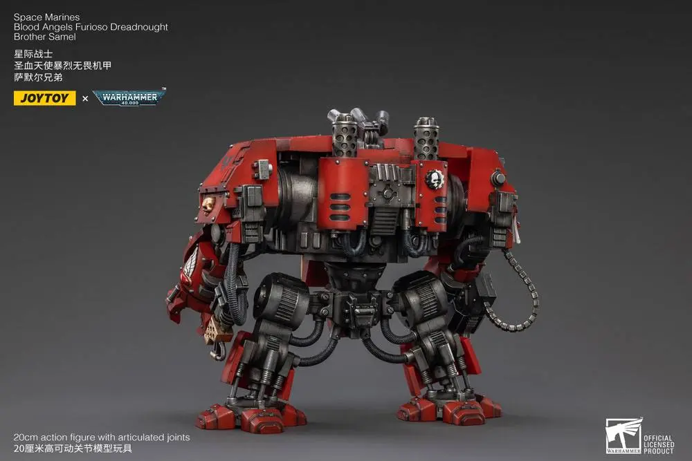 Warhammer 40k akční figurka 1/18 Blood Angels Furioso Dreadnought Brother Samel 20 cm fotografii produktu