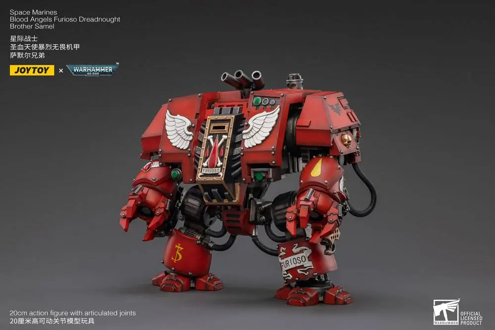 Warhammer 40k akční figurka 1/18 Blood Angels Furioso Dreadnought Brother Samel 20 cm fotografii produktu