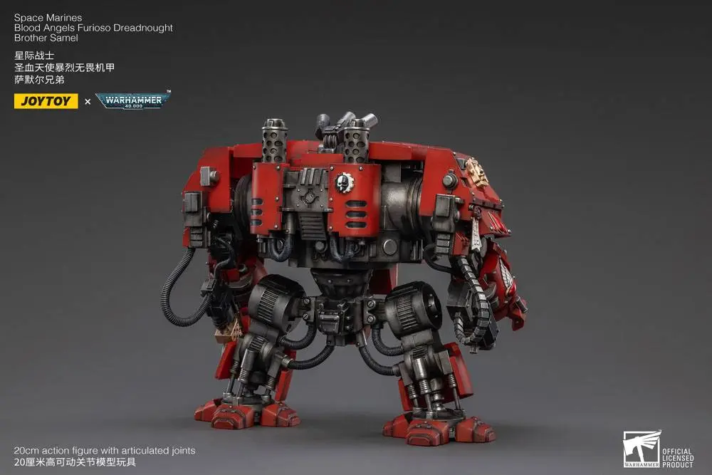 Warhammer 40k akční figurka 1/18 Blood Angels Furioso Dreadnought Brother Samel 20 cm fotografii produktu