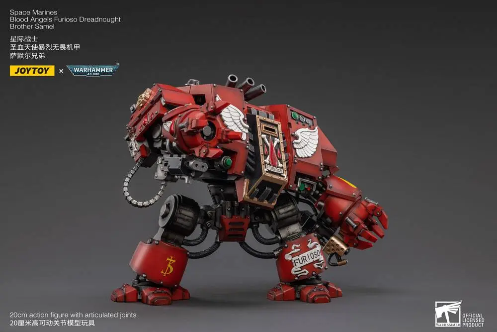 Warhammer 40k akční figurka 1/18 Blood Angels Furioso Dreadnought Brother Samel 20 cm fotografii produktu