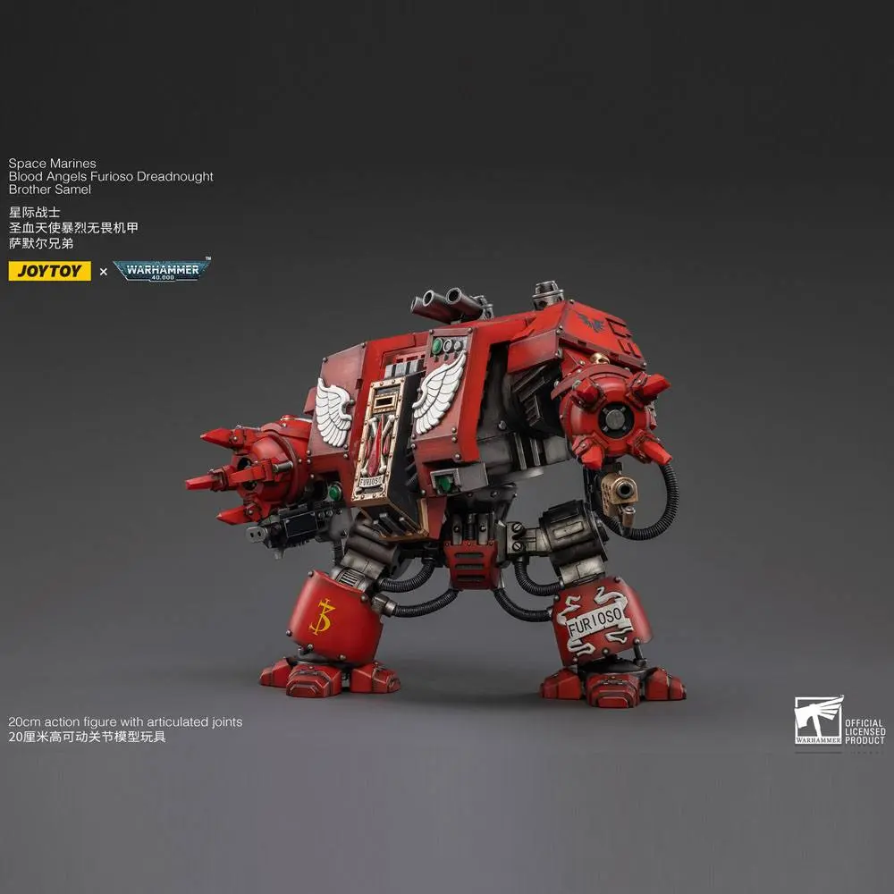 Warhammer 40k akční figurka 1/18 Blood Angels Furioso Dreadnought Brother Samel 20 cm fotografii produktu