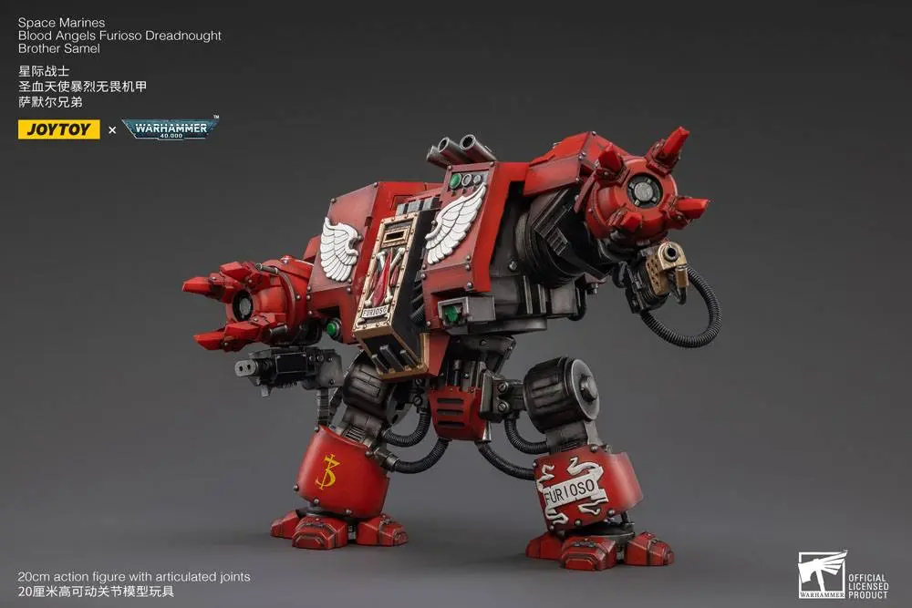 Warhammer 40k akční figurka 1/18 Blood Angels Furioso Dreadnought Brother Samel 20 cm fotografii produktu