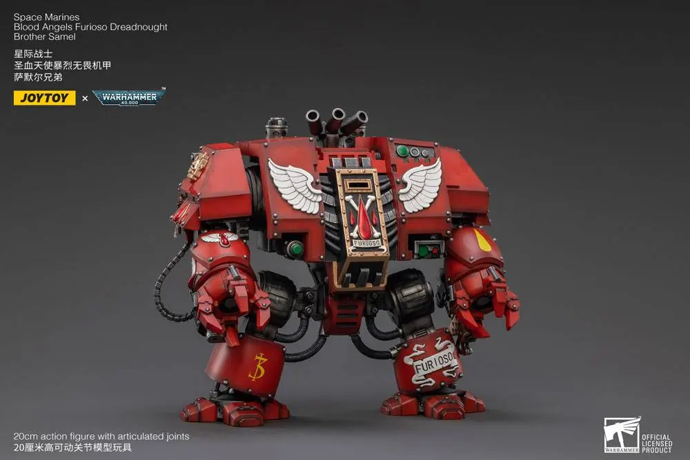 Warhammer 40k akční figurka 1/18 Blood Angels Furioso Dreadnought Brother Samel 20 cm fotografii produktu