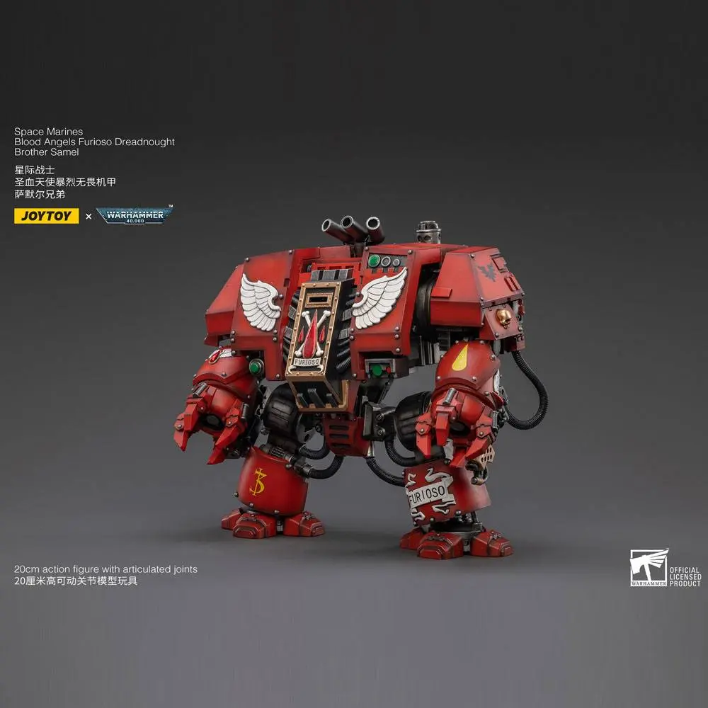 Warhammer 40k akční figurka 1/18 Blood Angels Furioso Dreadnought Brother Samel 20 cm fotografii produktu