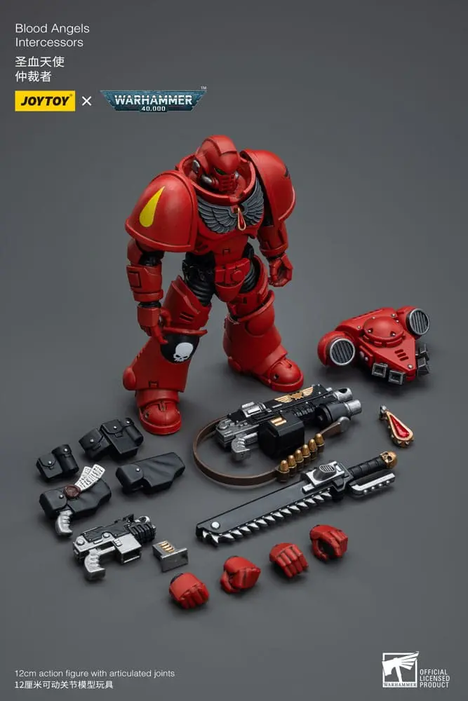 Warhammer 40k akční figurka 1/18 Blood Angels Intercessors 12 cm fotografii produktu