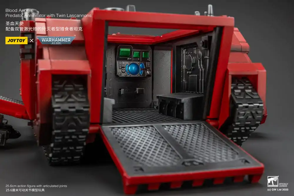 Warhammer 40k akční figurka 1/18 Blood Angels Predator Annihilator se zdvojenými laserovými děly 26 cm fotografii produktu