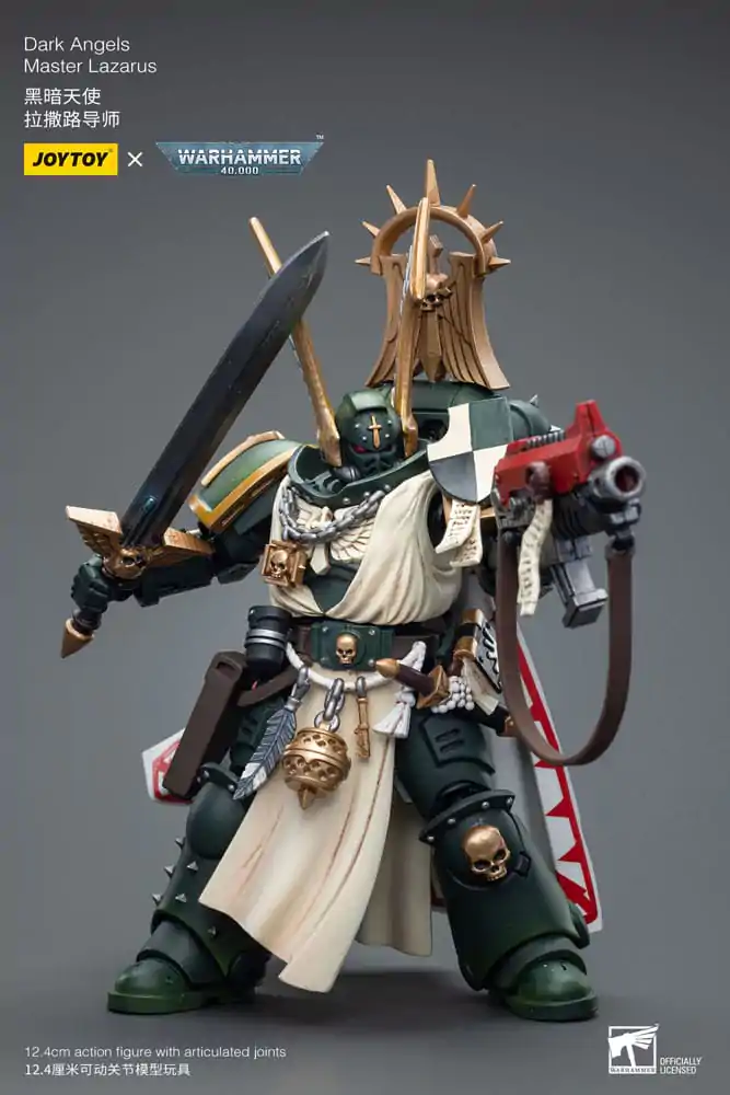 Warhammer 40k Akční figurka 1/18 Dark Angels Master Lazarus 12 cm fotografii produktu