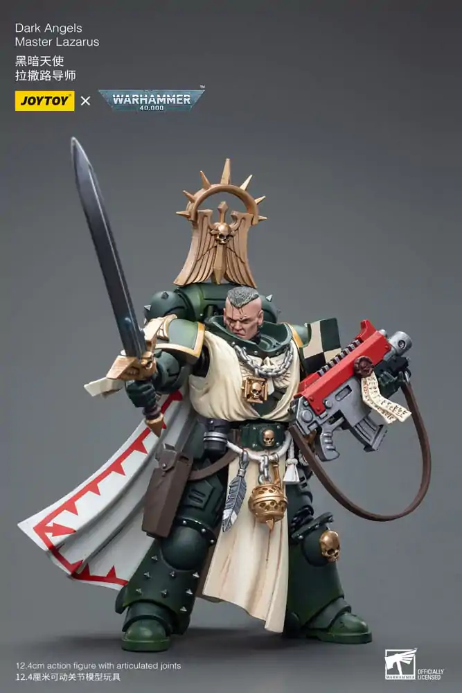 Warhammer 40k Akční figurka 1/18 Dark Angels Master Lazarus 12 cm fotografii produktu