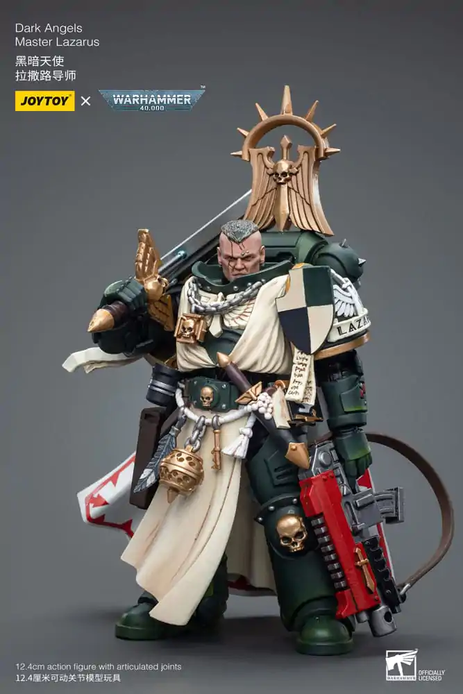 Warhammer 40k Akční figurka 1/18 Dark Angels Master Lazarus 12 cm fotografii produktu