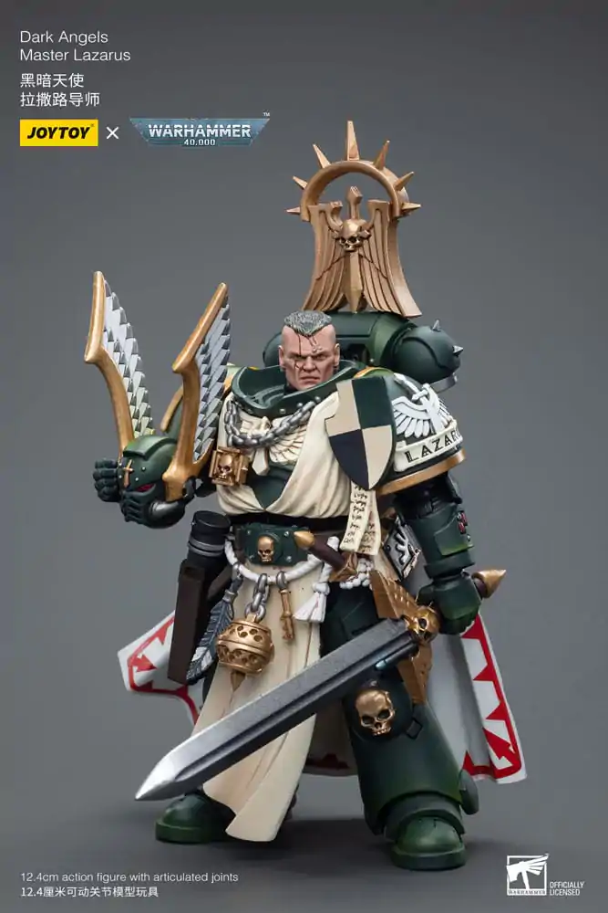 Warhammer 40k Akční figurka 1/18 Dark Angels Master Lazarus 12 cm fotografii produktu