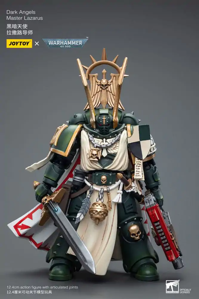 Warhammer 40k Akční figurka 1/18 Dark Angels Master Lazarus 12 cm fotografii produktu