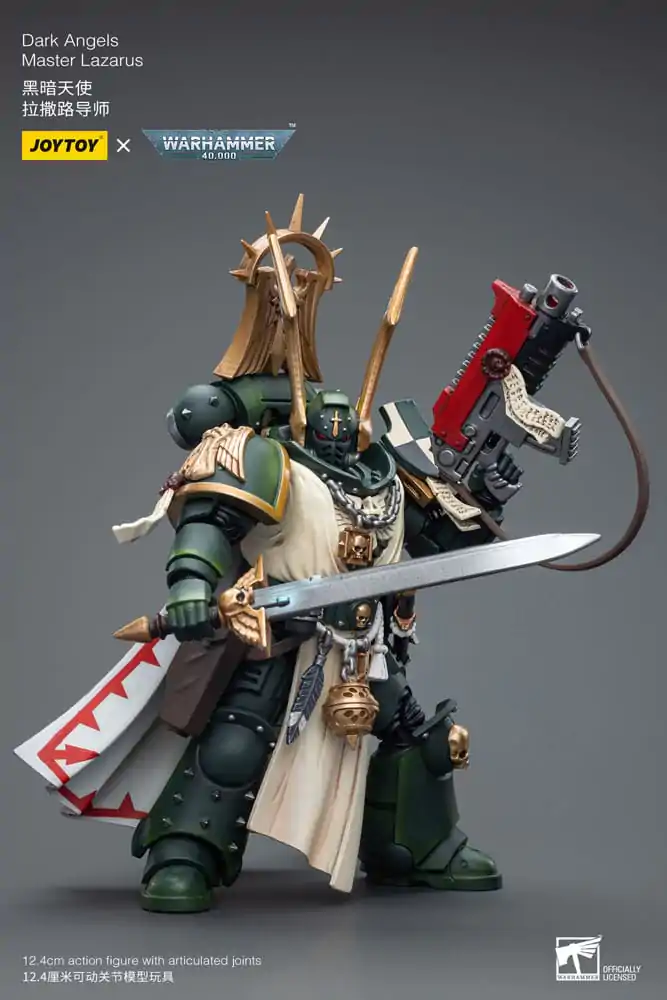 Warhammer 40k Akční figurka 1/18 Dark Angels Master Lazarus 12 cm fotografii produktu