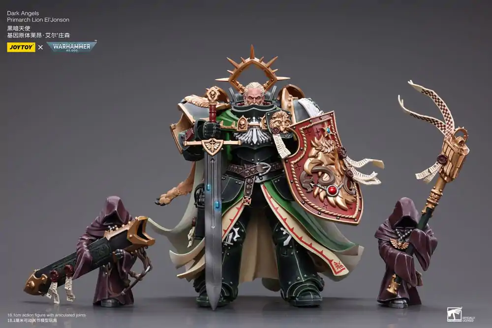 Warhammer 40k Akční figurka 1/18 Dark Angels Primarch Lion El' Jonson 18 cm fotografii produktu