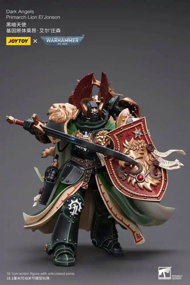 Warhammer 40k Akční figurka 1/18 Dark Angels Primarch Lion El' Jonson 18 cm fotografii produktu