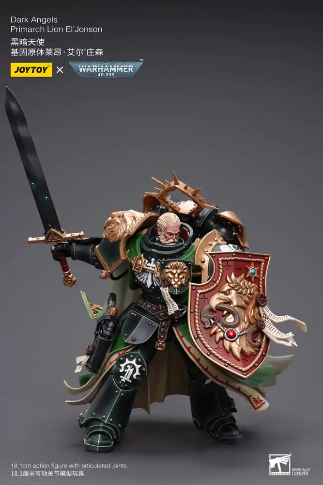 Warhammer 40k Akční figurka 1/18 Dark Angels Primarch Lion El' Jonson 18 cm fotografii produktu