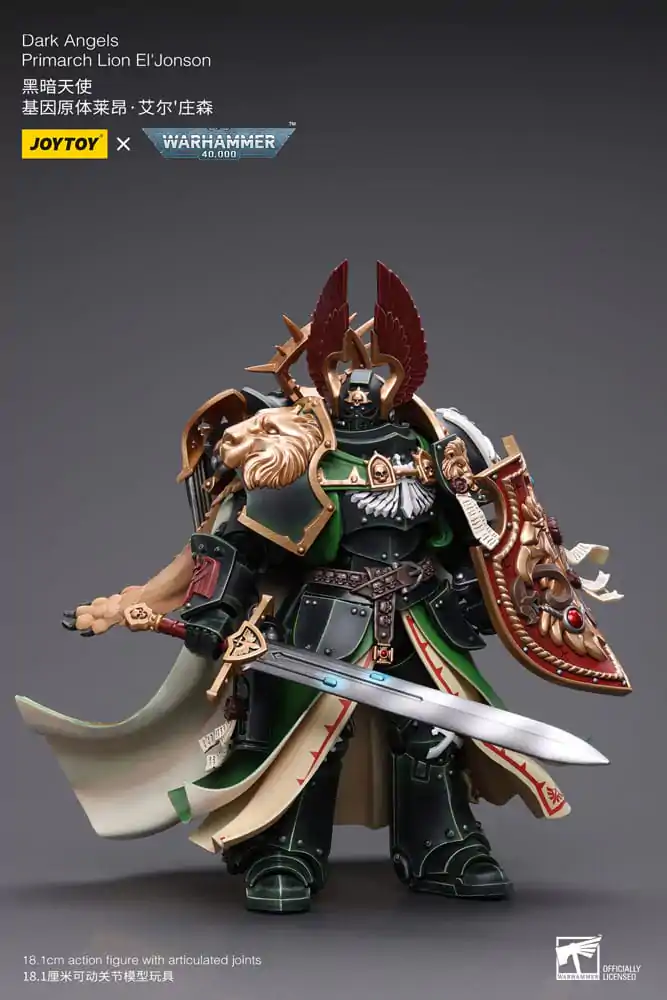 Warhammer 40k Akční figurka 1/18 Dark Angels Primarch Lion El' Jonson 18 cm fotografii produktu