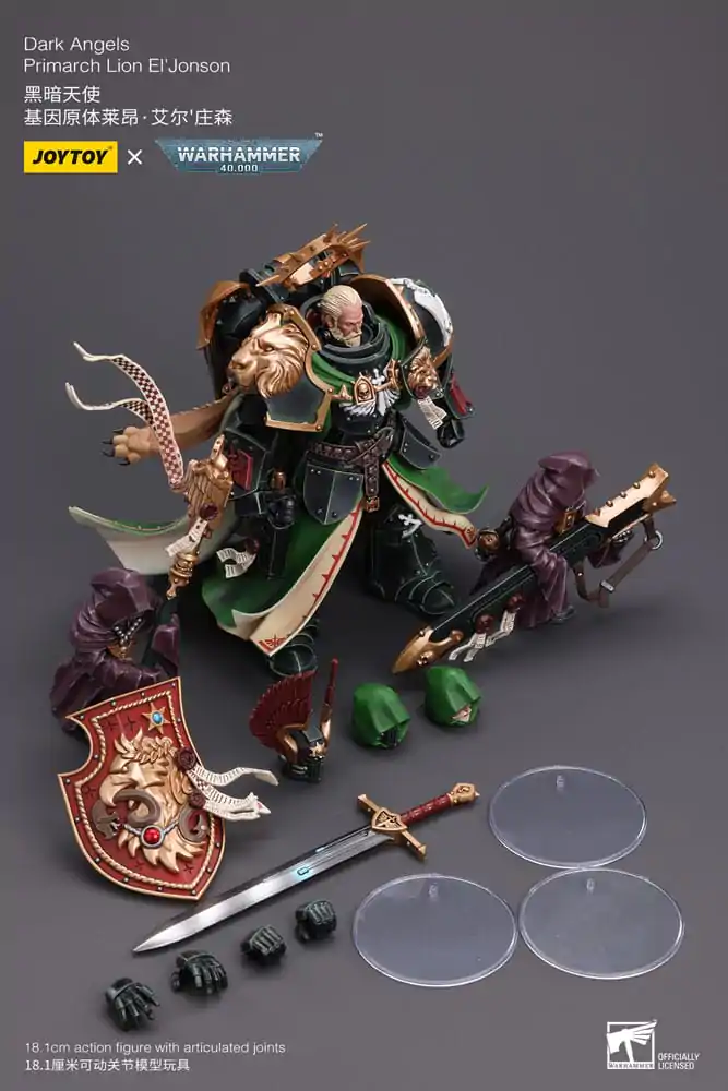 Warhammer 40k Akční figurka 1/18 Dark Angels Primarch Lion El' Jonson 18 cm fotografii produktu