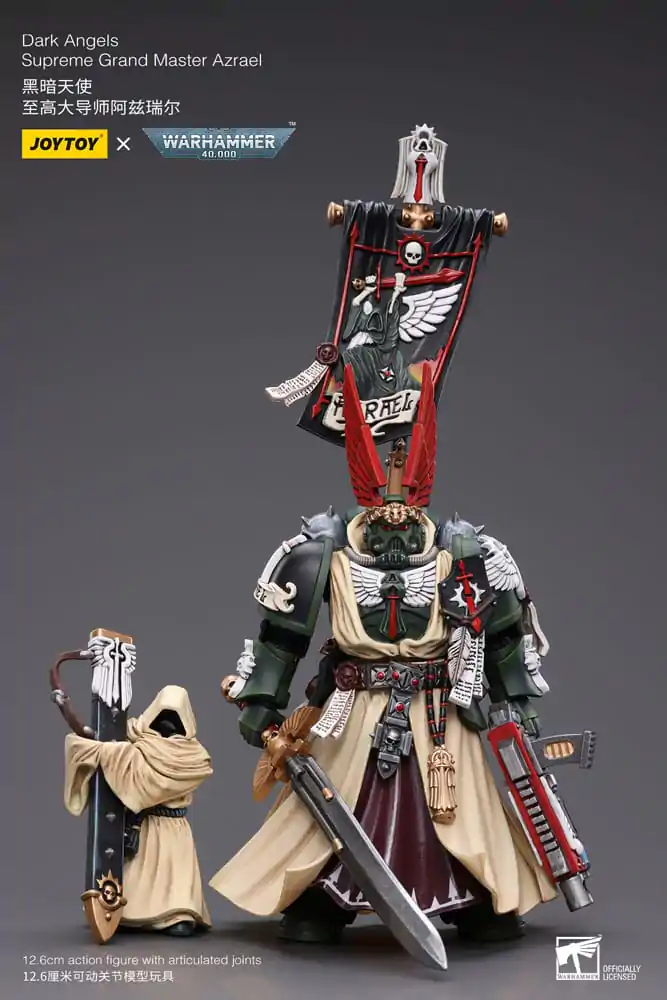 Warhammer 40k akční figurka 1/18 Dark Angels Supreme Grand Master Azrael 13 cm fotografii produktu