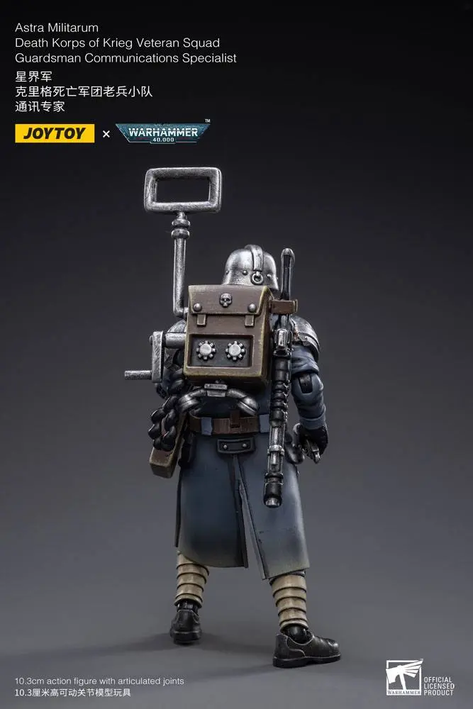 Warhammer 40k akční figurka 1/18 Death Korps of Krieg Veteran Squad Guardsman Communications Specialist 10 cm fotografii produktu