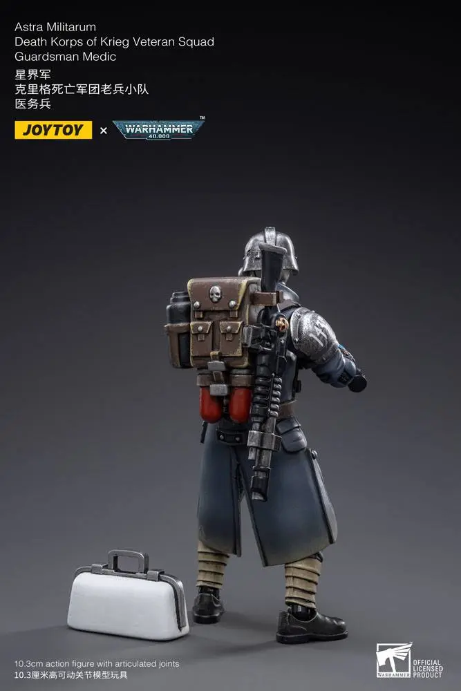 Warhammer 40k akční figurka 1/18 Death Korps of Krieg Veteran Squad Guardsman Medic 10 cm fotografii produktu