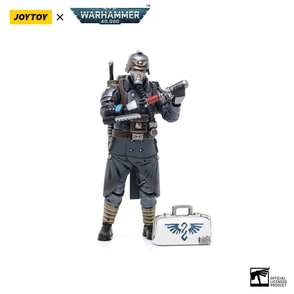 Warhammer 40k akční figurka 1/18 Death Korps of Krieg Veteran Squad Guardsman Medic 10 cm fotografii produktu