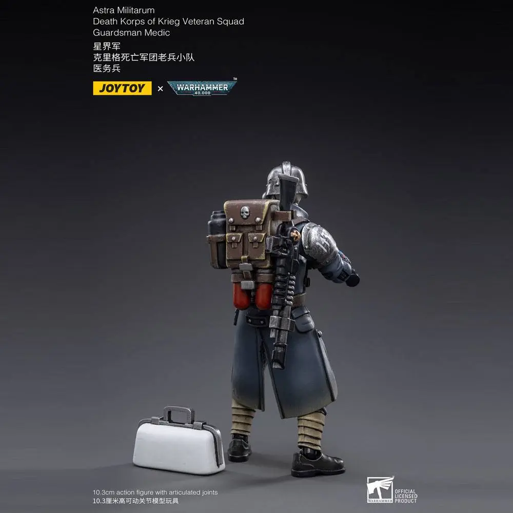 Warhammer 40k akční figurka 1/18 Death Korps of Krieg Veteran Squad Guardsman Medic 10 cm fotografii produktu