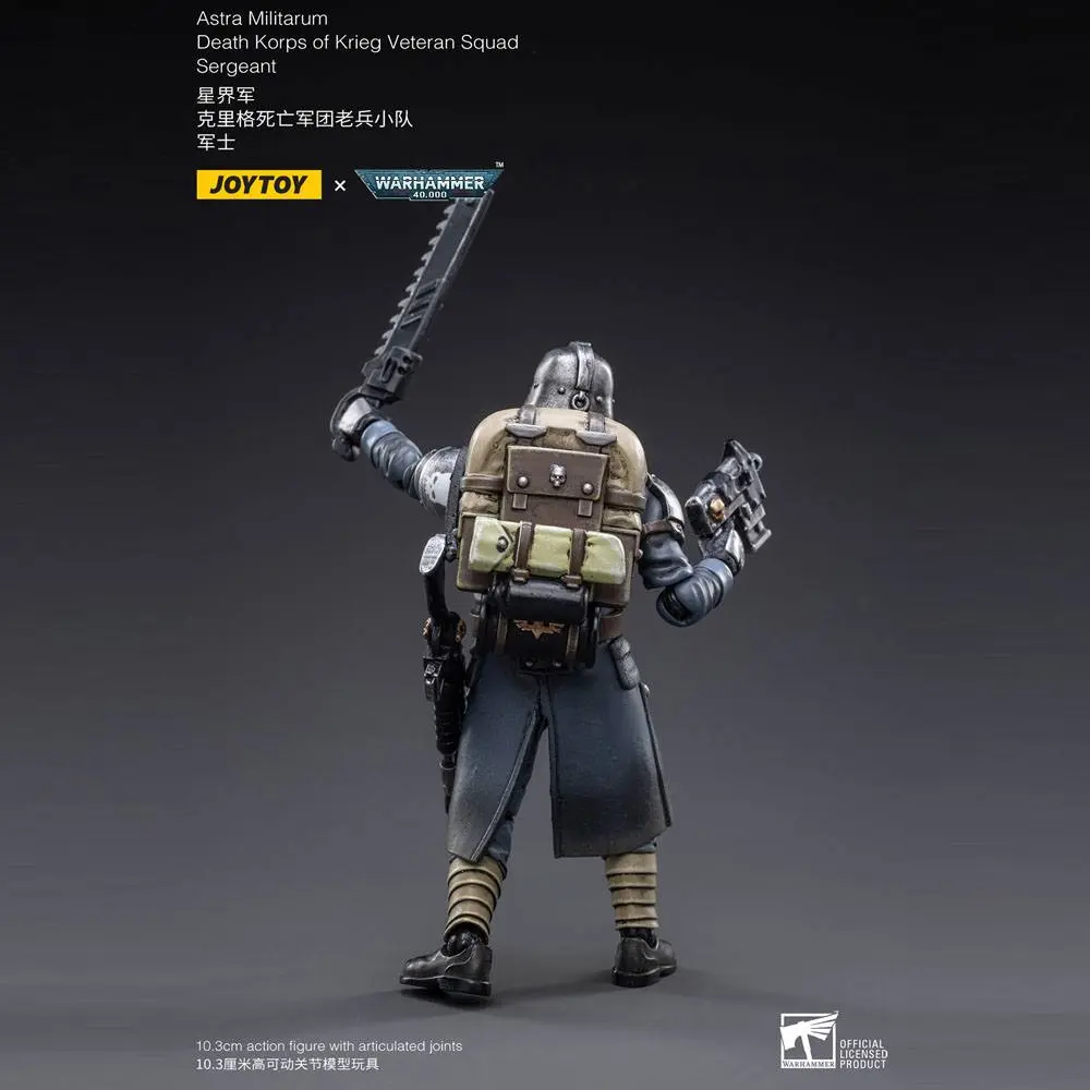 Warhammer 40k akční figurka 1/18 Death Korps of Krieg Veteran Squad Sergeant 10 cm fotografii produktu