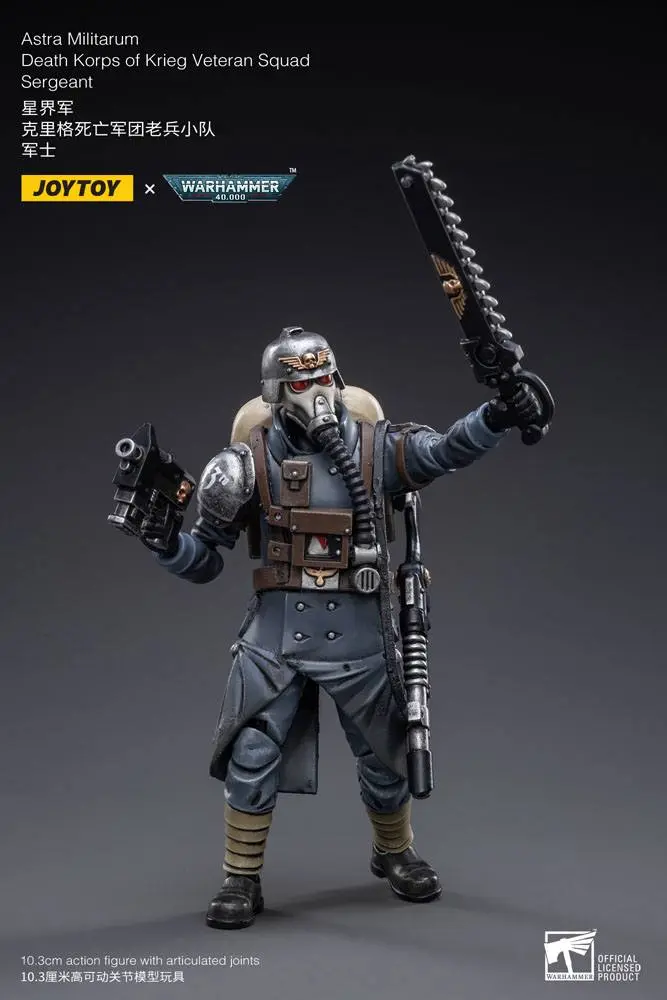 Warhammer 40k akční figurka 1/18 Death Korps of Krieg Veteran Squad Sergeant 10 cm fotografii produktu