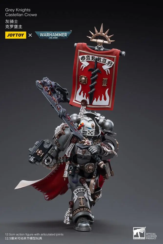 Warhammer 40k akční figurka 1/18 Grey Knights Castellan Crowe 12 cm fotografii produktu