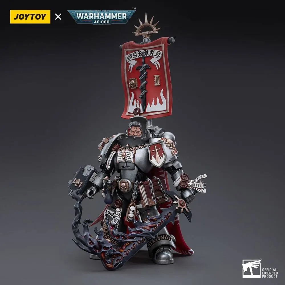 Warhammer 40k akční figurka 1/18 Grey Knights Castellan Crowe 12 cm fotografii produktu
