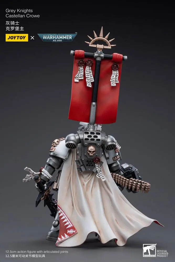 Warhammer 40k akční figurka 1/18 Grey Knights Castellan Crowe 12 cm fotografii produktu