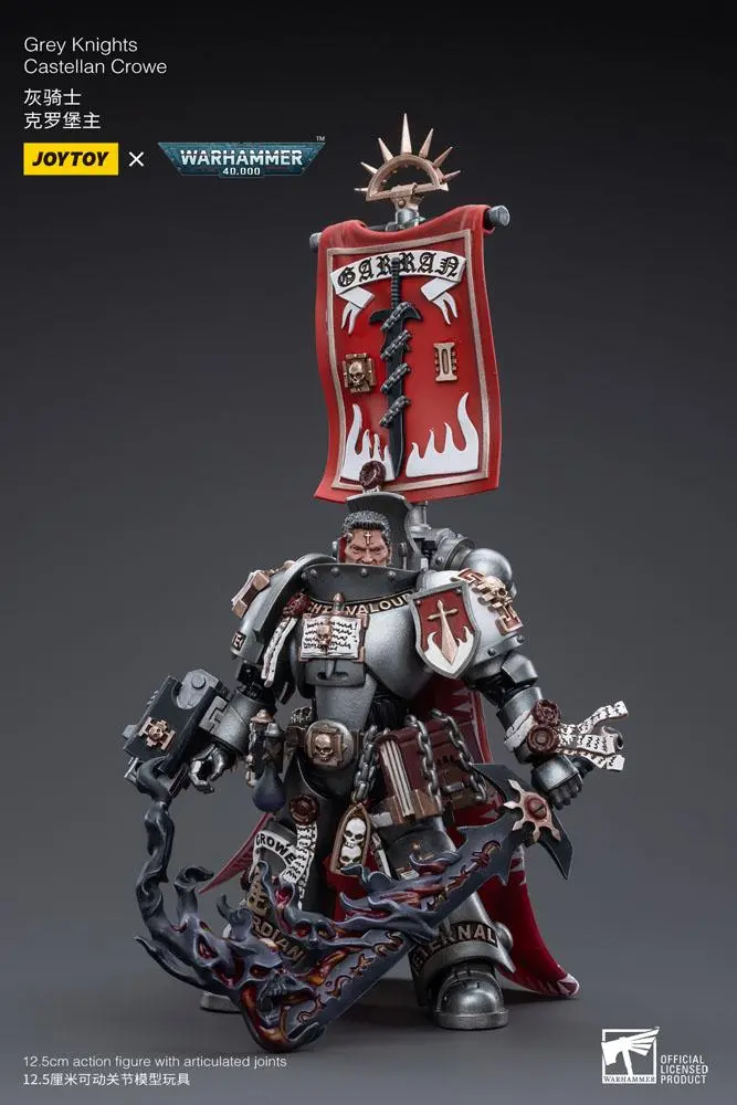 Warhammer 40k akční figurka 1/18 Grey Knights Castellan Crowe 12 cm fotografii produktu