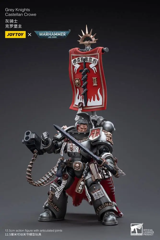 Warhammer 40k akční figurka 1/18 Grey Knights Castellan Crowe 12 cm fotografii produktu