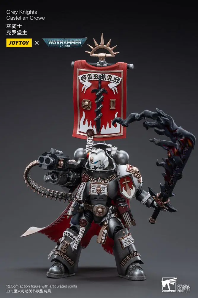 Warhammer 40k akční figurka 1/18 Grey Knights Castellan Crowe 12 cm fotografii produktu