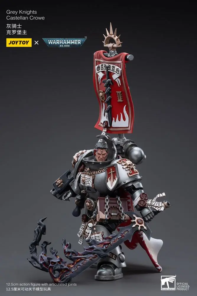 Warhammer 40k akční figurka 1/18 Grey Knights Castellan Crowe 12 cm fotografii produktu