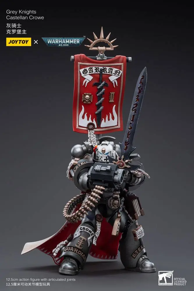 Warhammer 40k akční figurka 1/18 Grey Knights Castellan Crowe 12 cm fotografii produktu