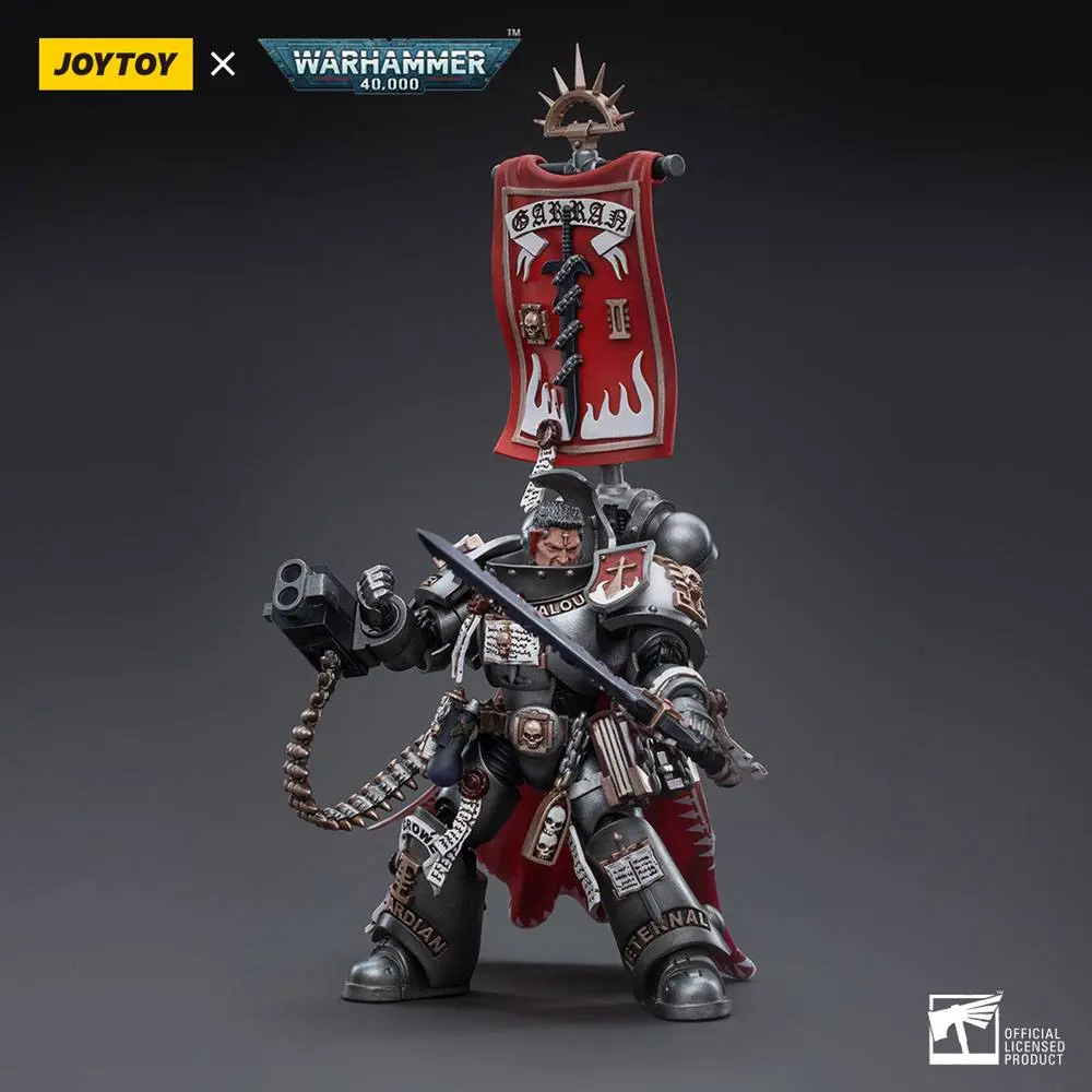 Warhammer 40k akční figurka 1/18 Grey Knights Castellan Crowe 12 cm fotografii produktu