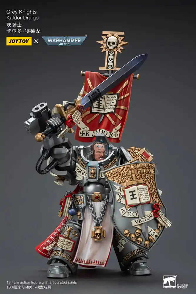 Warhammer 40k akční figurka 1/18 Grey Knights Kaldor Draigo 14 cm fotografii produktu