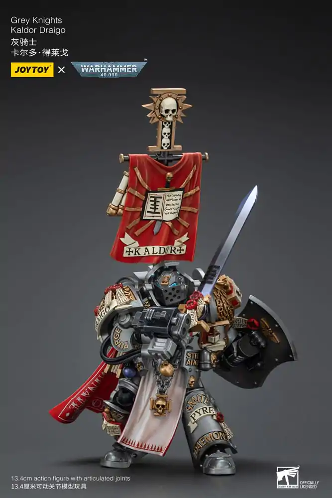 Warhammer 40k akční figurka 1/18 Grey Knights Kaldor Draigo 14 cm fotografii produktu