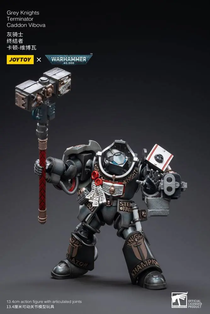 Warhammer 40k akční figurka 1/18 Grey Knights Terminator Caddon Vibova 13 cm fotografii produktu