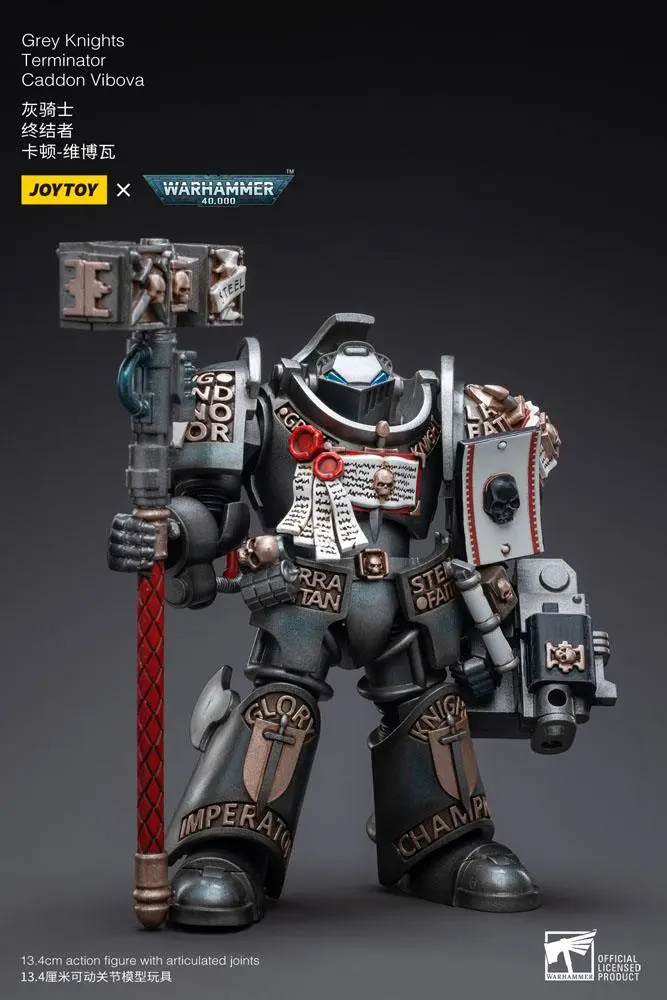 Warhammer 40k akční figurka 1/18 Grey Knights Terminator Caddon Vibova 13 cm fotografii produktu