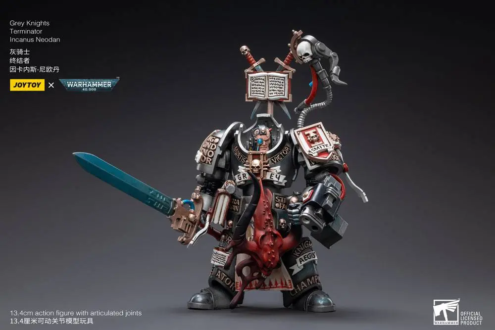 Warhammer 40k akční figurka 1/18 Grey Knights Terminator Incanus Neodan 13 cm fotografii produktu