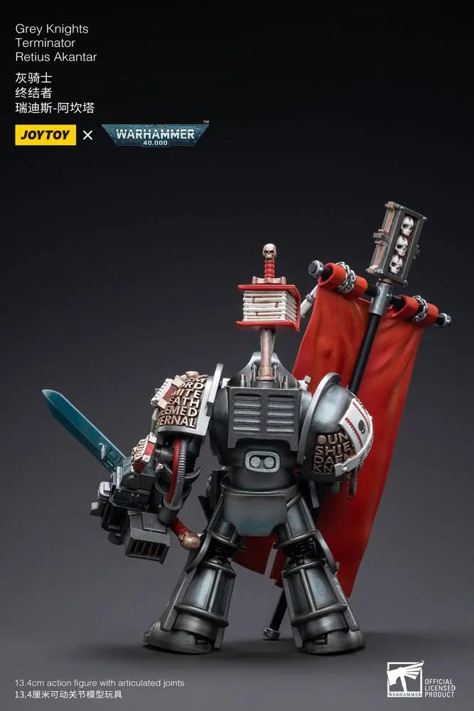 Warhammer 40k akční figurka 1/18 Grey Knights Terminator Retius Akantar 13 cm fotografii produktu